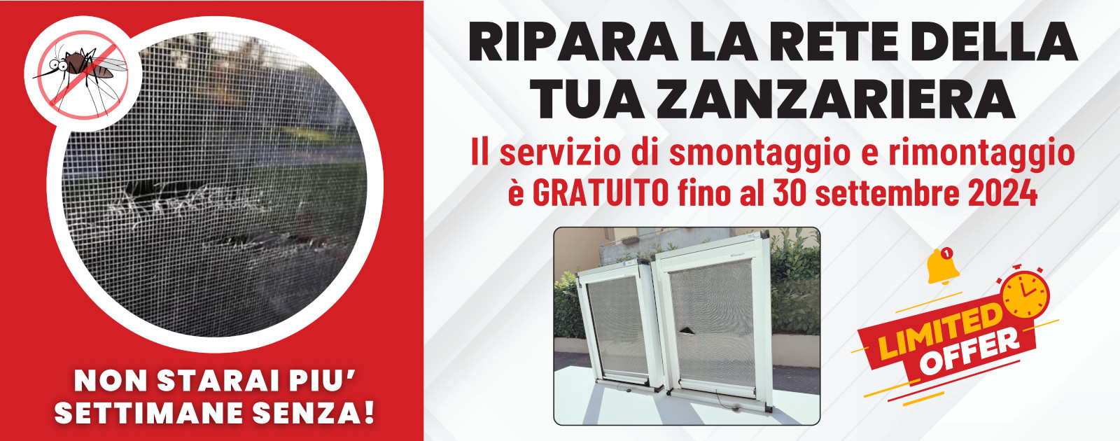 Riparazione zanzariere